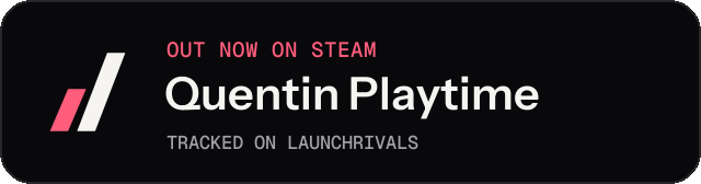 Dark launch badge for Quentin Playtime