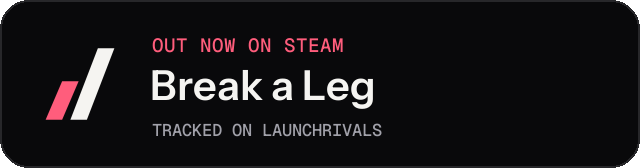 Dark launch badge for Break a Leg