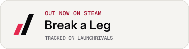 Light launch badge for Break a Leg