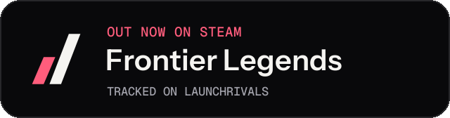Dark launch badge for Frontier Legends