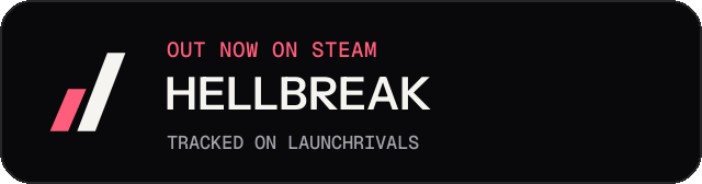 Dark launch badge for HELLBREAK