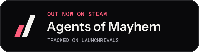 Dark launch badge for Agents of Mayhem