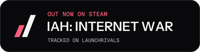 Dark launch badge for IAH: INTERNET WAR