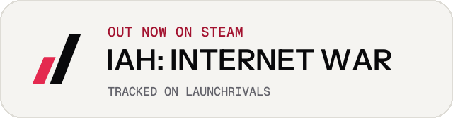 Light launch badge for IAH: INTERNET WAR