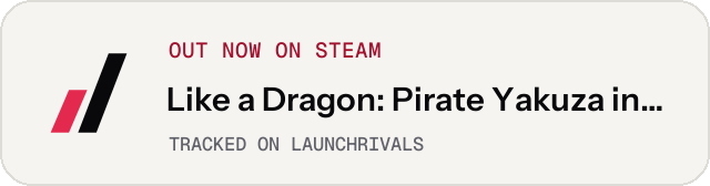 Light launch badge for Like a Dragon: Pirate Yakuza in Hawaii