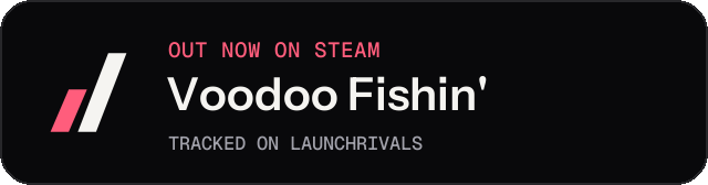 Dark launch badge for Voodoo Fishin'