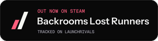 Dark launch badge for Backrooms Lost Runners