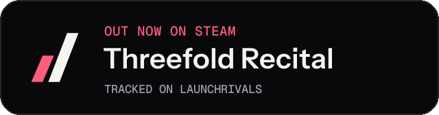 Dark launch badge for Threefold Recital