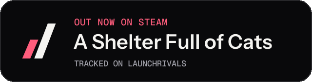 Dark launch badge for A Shelter Full of Cats
