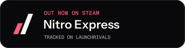 Dark launch badge for Nitro Express