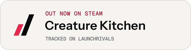 Light launch badge for Creature Kitchen