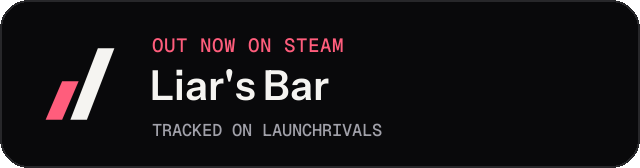 Dark launch badge for Liar's Bar