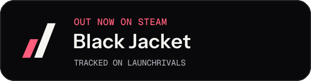 Dark launch badge for Black Jacket