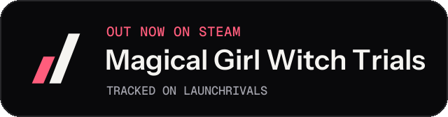 Dark launch badge for Magical Girl Witch Trials