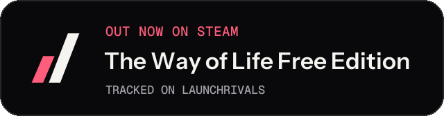 Dark launch badge for The Way of Life Free Edition