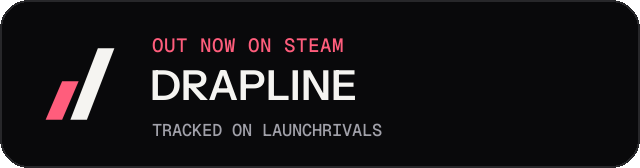 Dark launch badge for DRAPLINE
