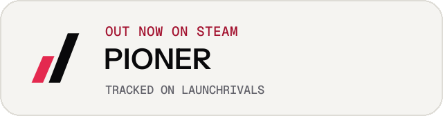 Light launch badge for PIONER