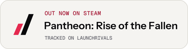 Light launch badge for Pantheon: Rise of the Fallen