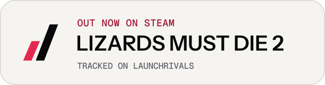 Light launch badge for LIZARDS MUST DIE 2