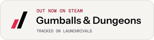Light launch badge for Gumballs & Dungeons