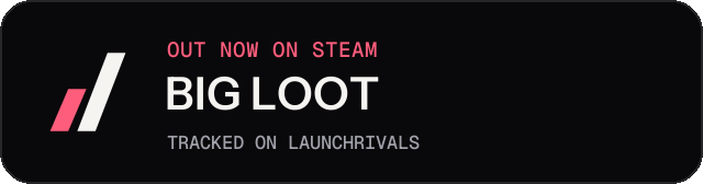 Dark launch badge for BIG LOOT