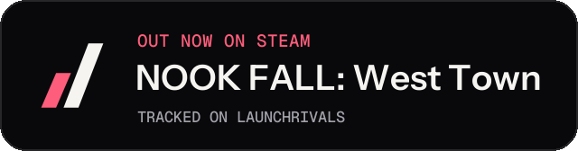 Dark launch badge for NOOK FALL: West Town