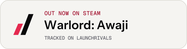 Light launch badge for Warlord: Awaji