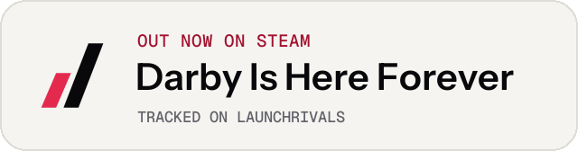 Light launch badge for Darby Is Here Forever