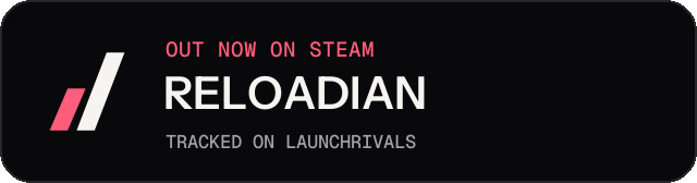 Dark launch badge for RELOADIAN