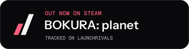 Dark launch badge for BOKURA: planet