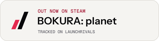 Light launch badge for BOKURA: planet
