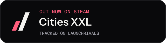 Dark launch badge for Cities XXL