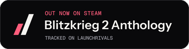 Dark launch badge for Blitzkrieg 2 Anthology