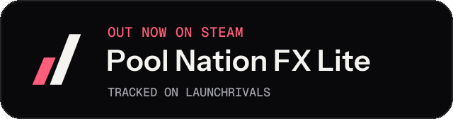 Dark launch badge for Pool Nation FX Lite