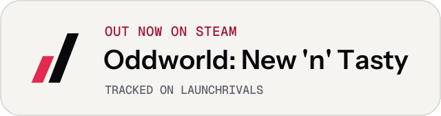 Light launch badge for Oddworld: New 'n' Tasty