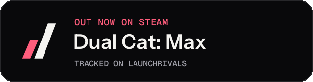 Dark launch badge for Dual Cat: Max