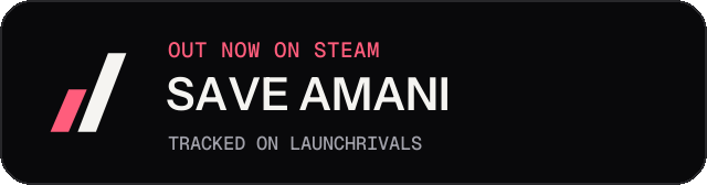 Dark launch badge for SAVE AMANI