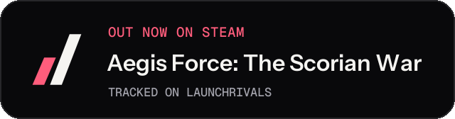 Dark launch badge for Aegis Force: The Scorian War