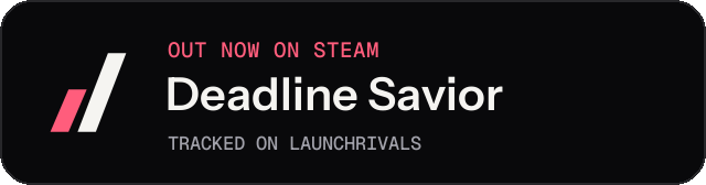 Dark launch badge for Deadline Savior