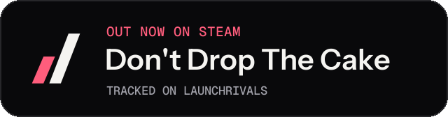 Dark launch badge for Don't Drop The Cake