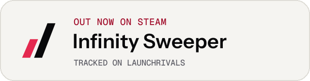 Light launch badge for Infinity Sweeper