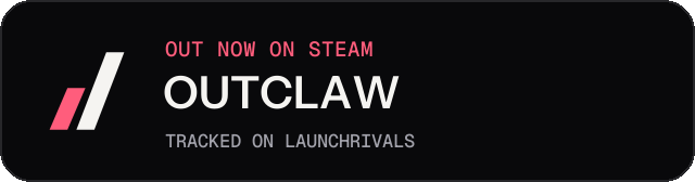 Dark launch badge for OUTCLAW
