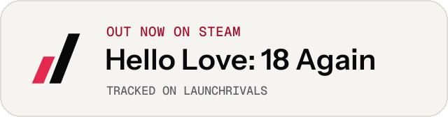 Light launch badge for Hello Love: 18 Again