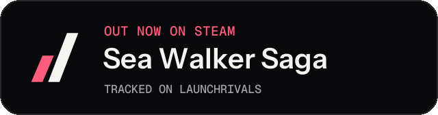 Dark launch badge for Sea Walker Saga
