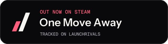 Dark launch badge for One Move Away
