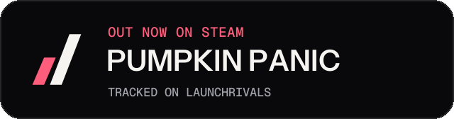 Dark launch badge for PUMPKIN PANIC