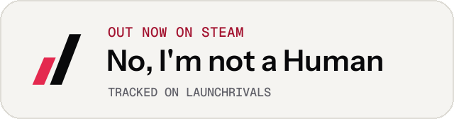 Light launch badge for No, I'm not a Human
