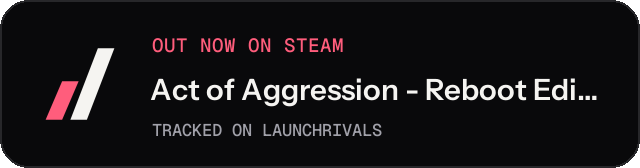 Dark launch badge for Act of Aggression - Reboot Edition