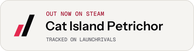 Light launch badge for Cat Island Petrichor