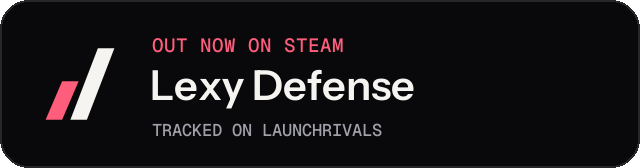Dark launch badge for Lexy Defense